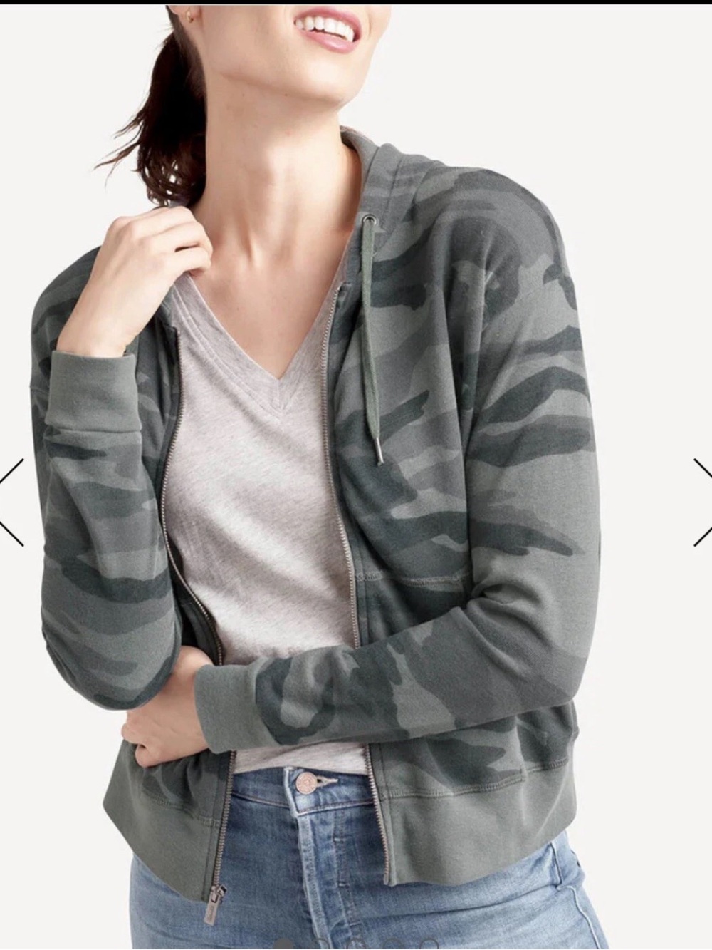 NWT Spendid vintage camo hoodie